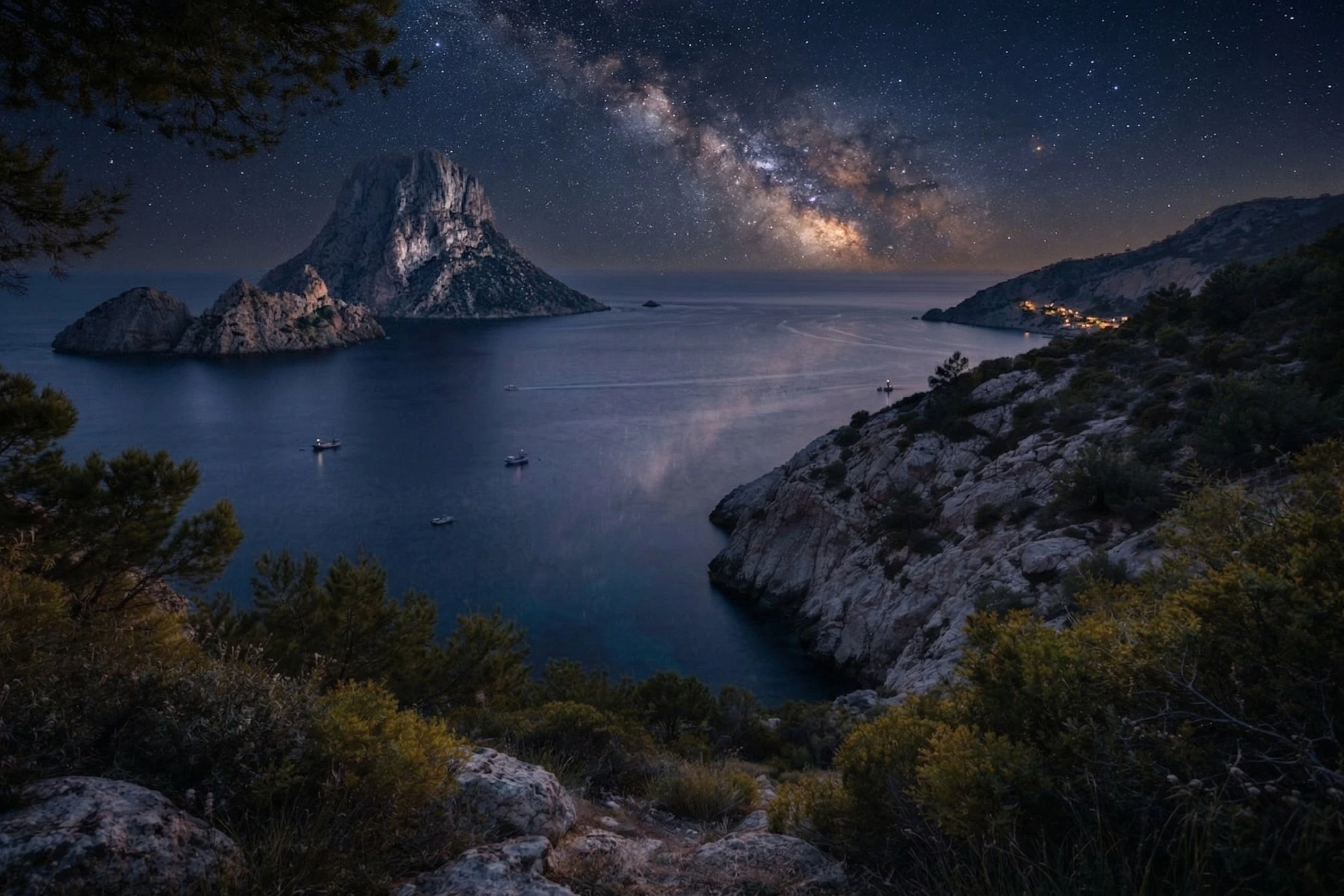 Ibiza de nuit.